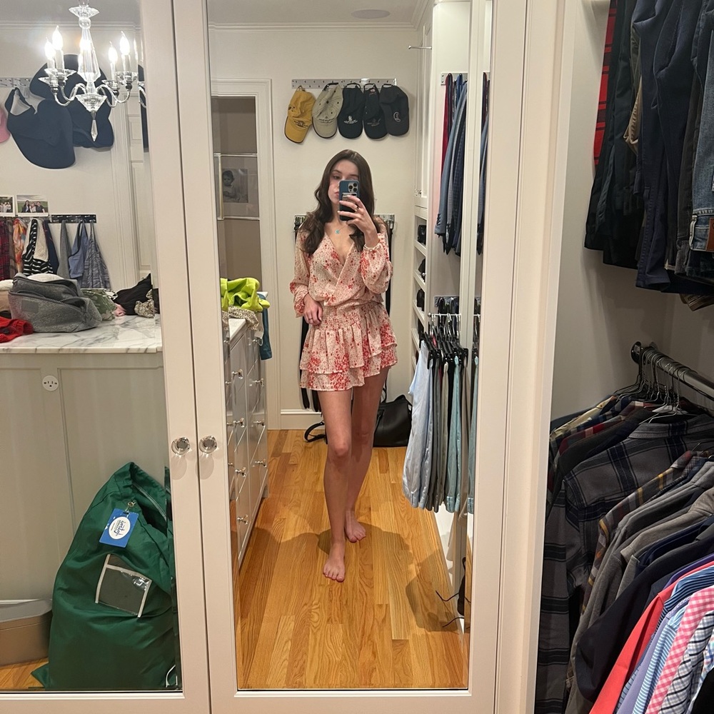 Princess Polly Floral Pink Dress